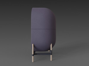 big capsule chair sofa 3D 模型