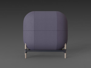 big capsule chair sofa 3D 模型
