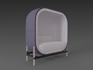 big capsule chair sofa 3D 模型