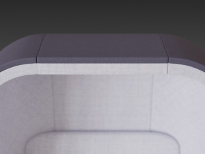 big capsule chair sofa 3D 模型
