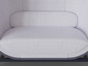 big capsule chair sofa 3D 模型