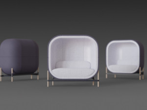 big capsule chair sofa 3D 模型