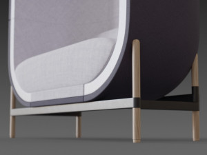 big capsule chair sofa 3D 模型