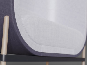 big capsule chair sofa 3D 模型