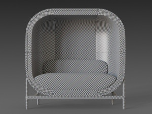 big capsule chair sofa 3D 模型
