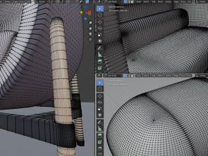 big capsule chair sofa 3D 模型