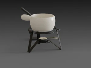 fondue set 3D Model