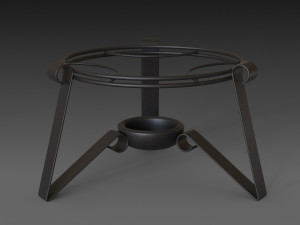 fondue set 3D-Modell