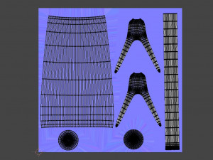 fondue set 3D-Modell