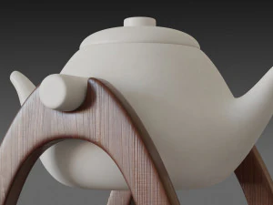 teapot warmer set 3D Model