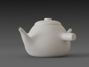 teapot warmer set 3D-Modell