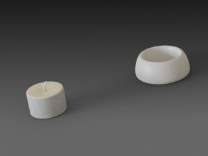 teapot warmer set 3D-Modell