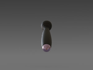 yetrun bullet massager wand magic body 3D Model