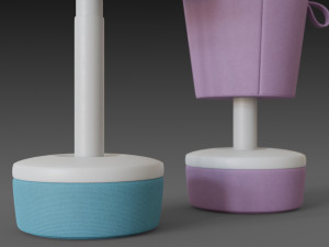 bar stool mickey - height adjustable 3D-Modell