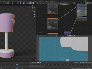 bar stool mickey - height adjustable 3D Model