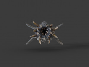water terror monster lowpoly 3D-Modell
