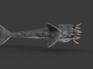 water terror monster lowpoly 3D Model