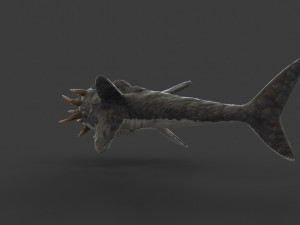 water terror monster lowpoly 3D-Modell