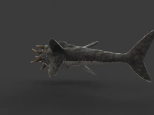 water terror monster lowpoly 3D Model