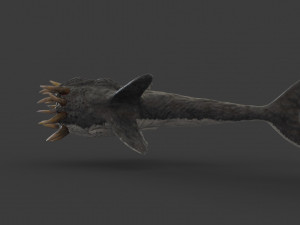 water terror monster lowpoly 3D-Modell