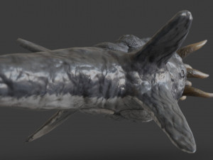 water terror monster lowpoly 3D-Modell
