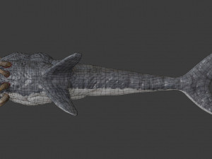 water terror monster lowpoly 3D-Modell