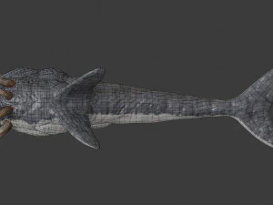 water terror monster lowpoly 3D Model