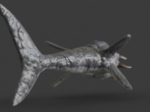 water terror monster lowpoly 3D-Modell