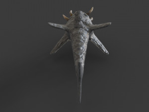 water terror monster lowpoly 3D-Modell