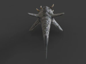 water terror monster lowpoly 3D Model