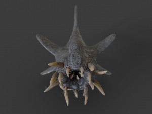water terror monster lowpoly 3D-Modell