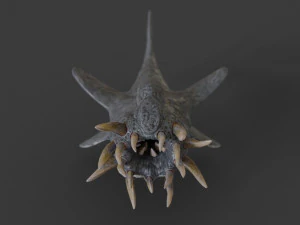 water terror monster lowpoly 3D Model