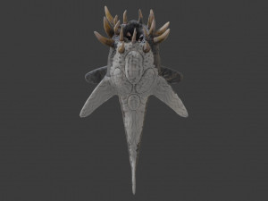 water terror monster lowpoly 3D-Modell