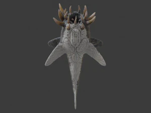 water terror monster lowpoly 3D Model