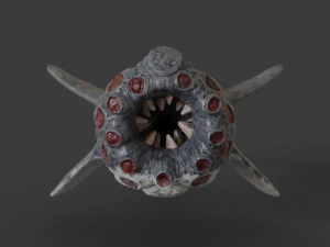 water terror monster lowpoly 3D Model
