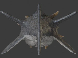 water terror monster lowpoly 3D Model