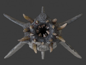 water terror monster lowpoly 3D-Modell