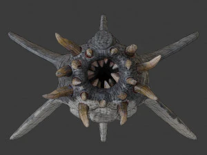 water terror monster lowpoly 3D Model