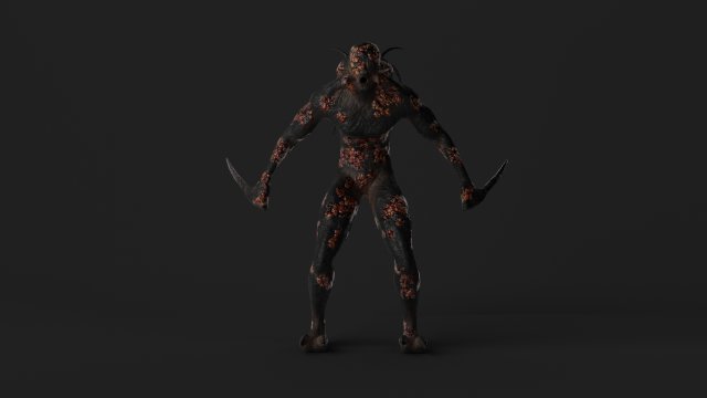 hunter scourge 3D 模型 .c4d .max .obj .3ds .fbx .stl .blend 