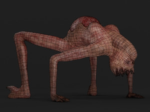 mother of monsters 3D Model
