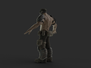 bio-enhanced soldier 3D Модель