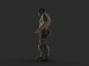 bio-enhanced soldier 3D Модель