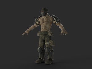 bio-enhanced soldier 3D Модель
