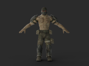 bio-enhanced soldier 3D Модель