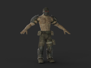 bio-enhanced soldier 3D Модель