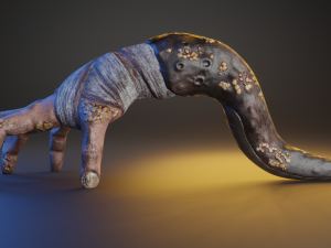 Hand Parasite 3D Model