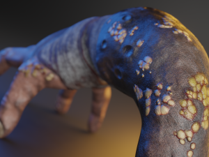 Hand Parasite 3D Model