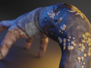 Hand Parasite 3D Model