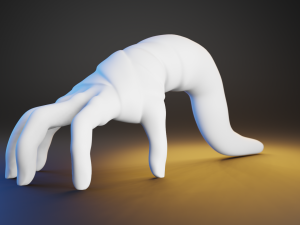 Hand Parasite 3D Model