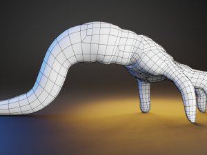 Hand Parasite 3D Model